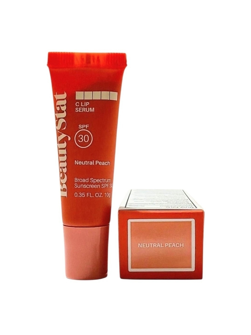 BeautyStat C Lip Serum SPF 30 Neutral Peach Lip Treatment 0.35 oz 10g NIB